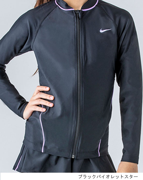 NIKE GIRLS ロングスリーブF/Z UV ラッシュガード 1981907